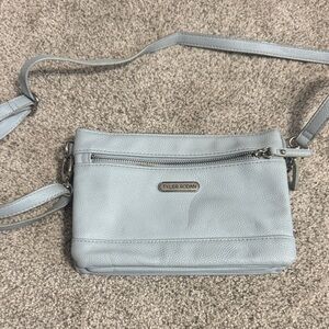 Tyler Rodan Soft Gray Crossbody Bag